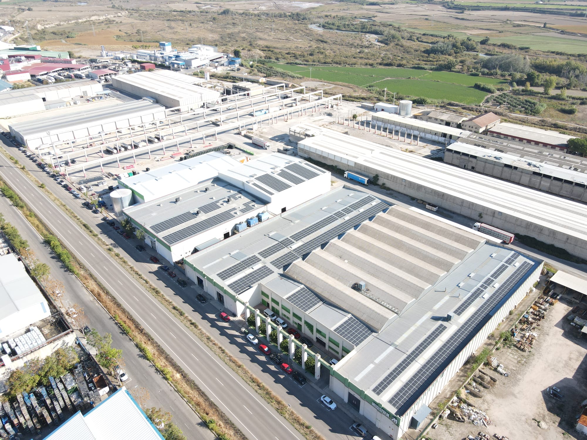 Modisprem desde el aire